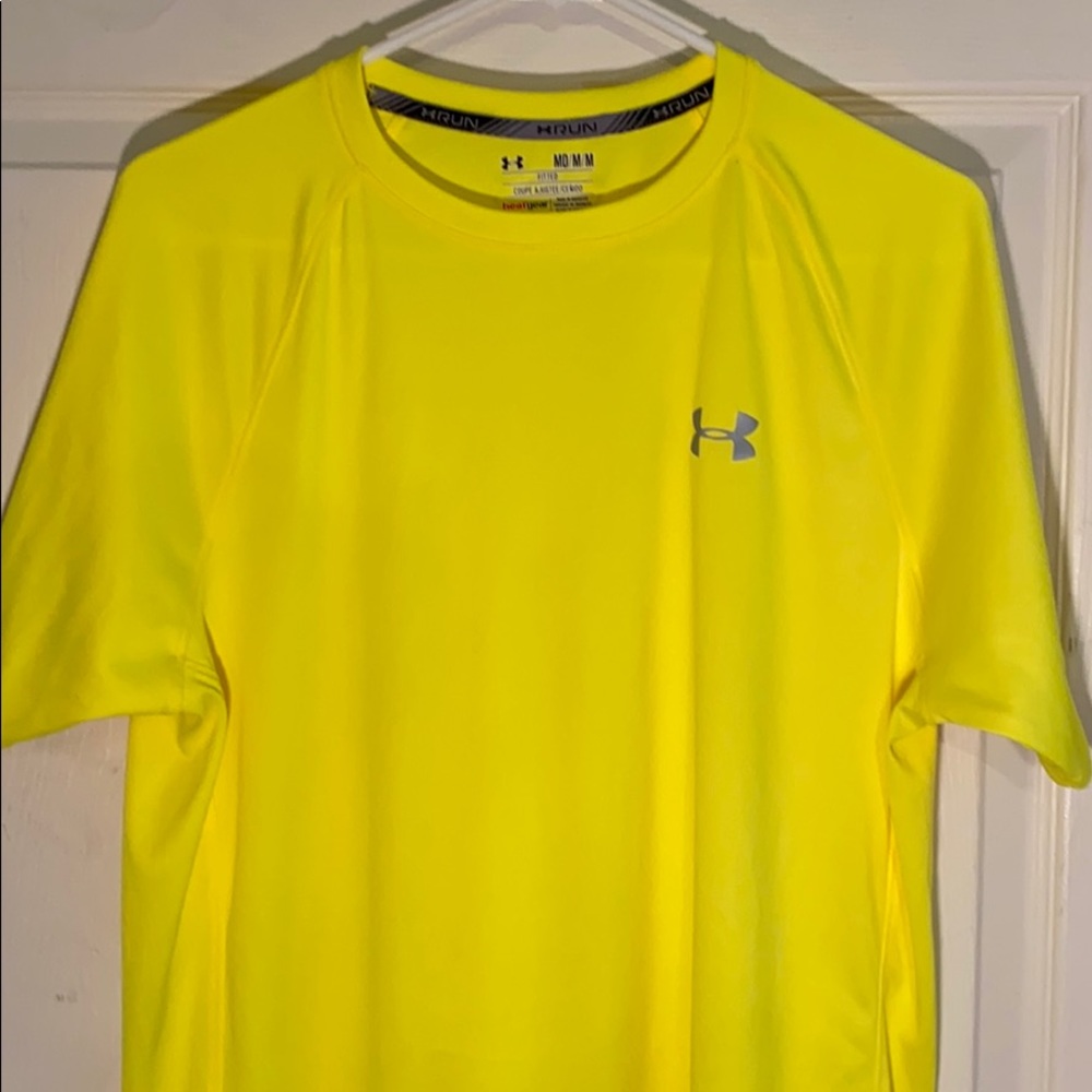 Brand New Yellow  Under Amour running shirt